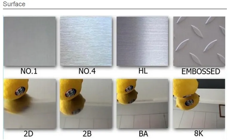 2b Ba 8K Hl grubość powierzchni 0,3-3 mm Ss 201 płytka walcowana na zimno 201 202 blacha ze stali nierdzewnej 2