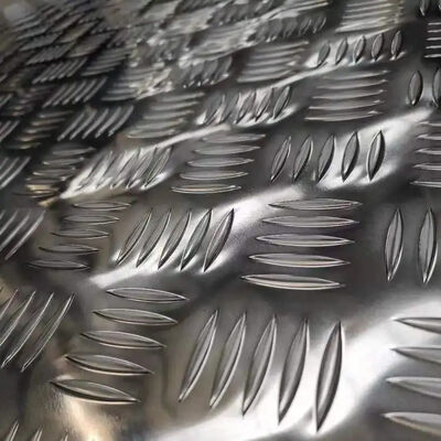 6063 T6 4 X 8 Łza Aluminiowa Diamentowa Płyta Tłoczona W Kratkę 6061 6063 10mm